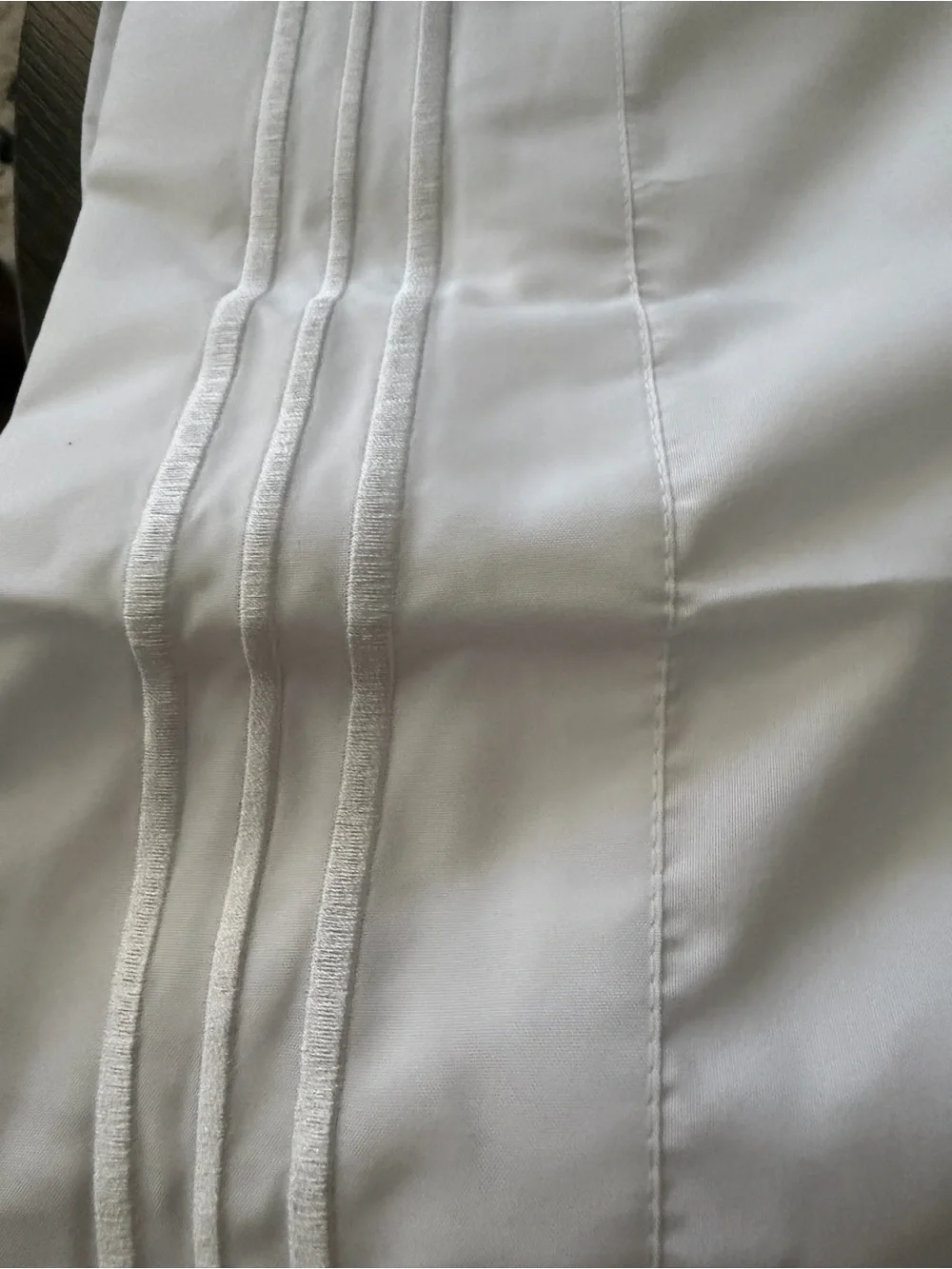 Classic White Pillowcase Set with Embroidered Border - 4 Pack
